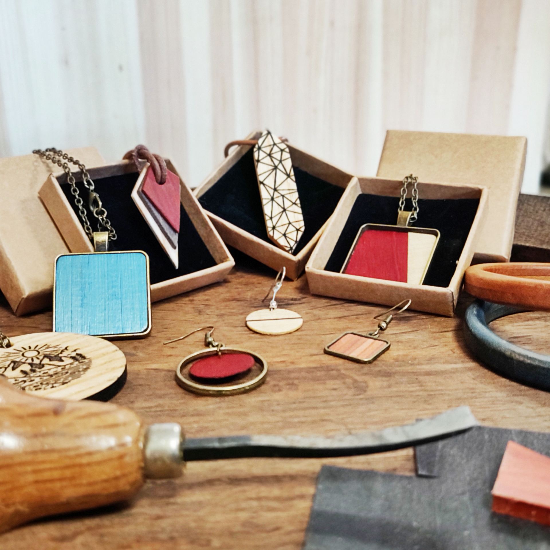 atelier DIY bijoux bois wecandoo